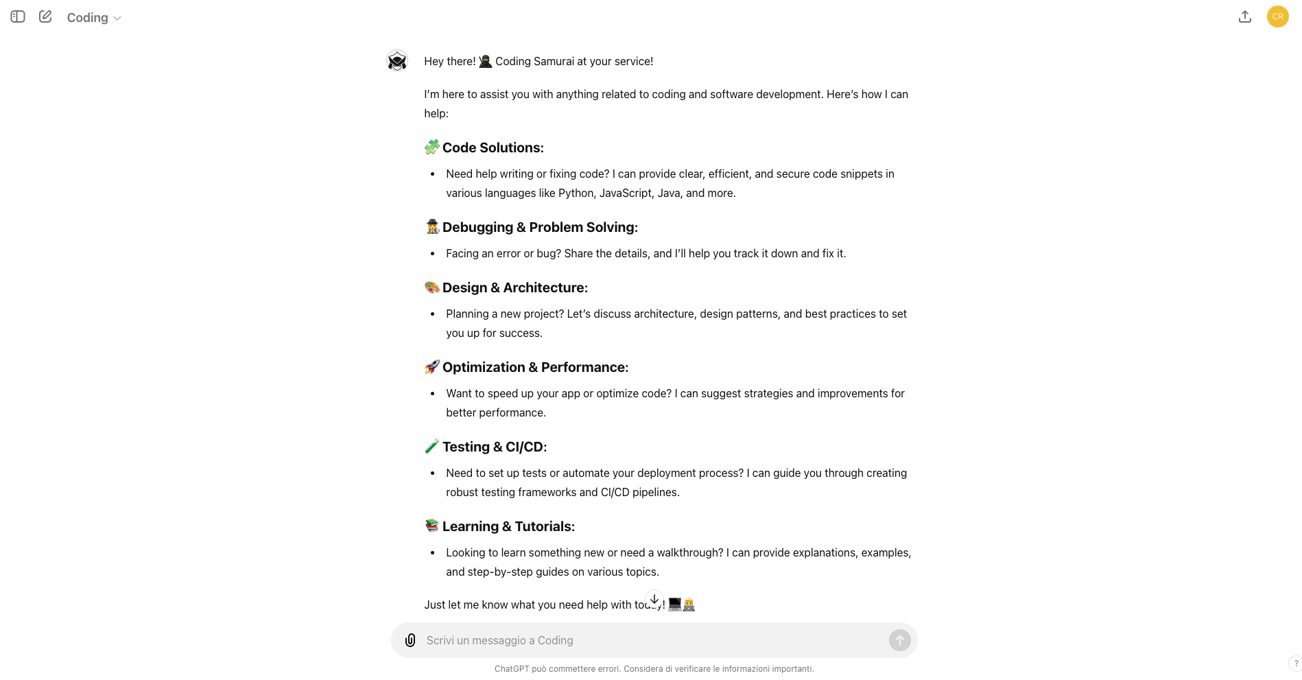 Safurai: Trasforma il modo in cui utilizzi ChatGPT per la Codifica